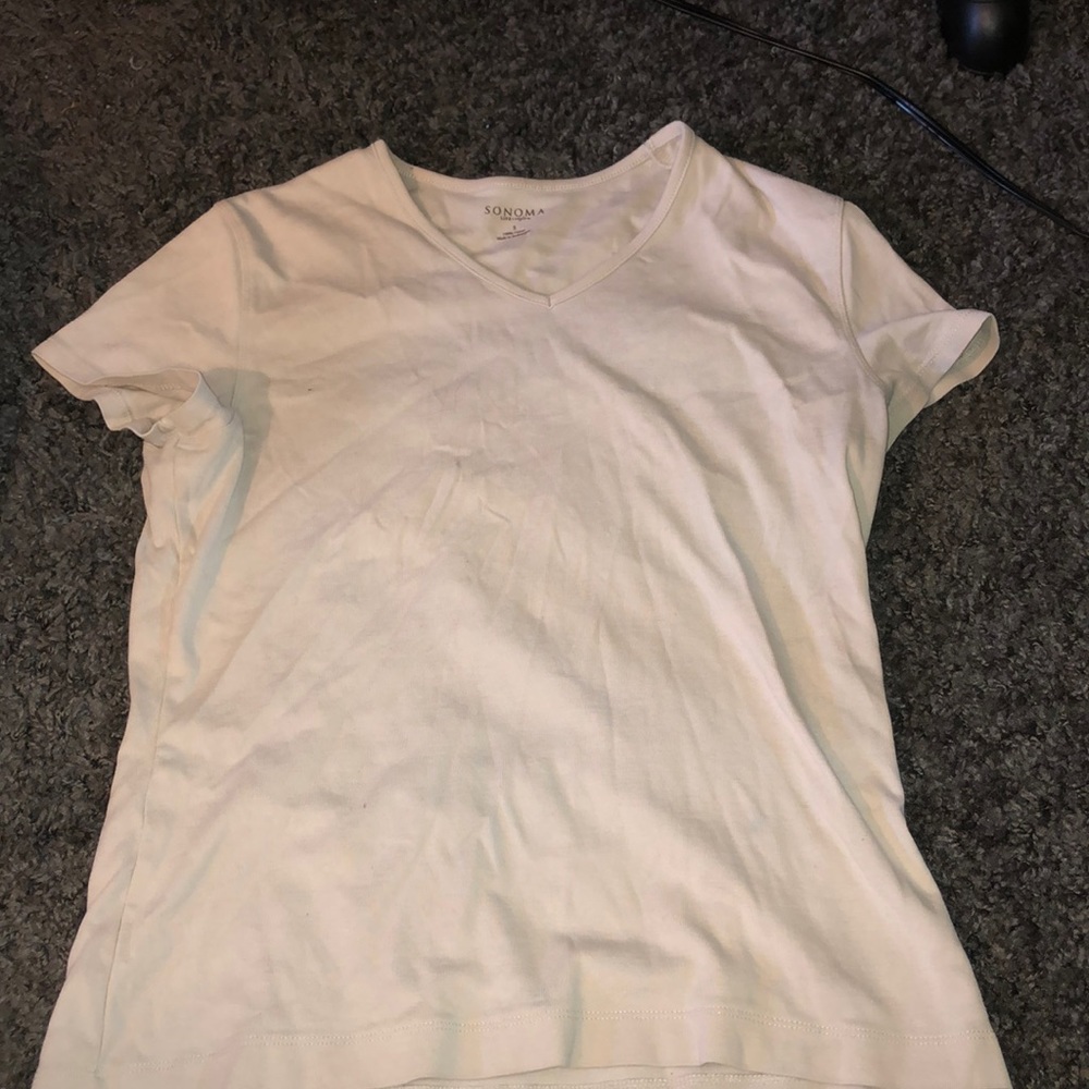 Cream T-shirt